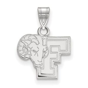 Sterling Silver Fordham U Small Logo Pendant